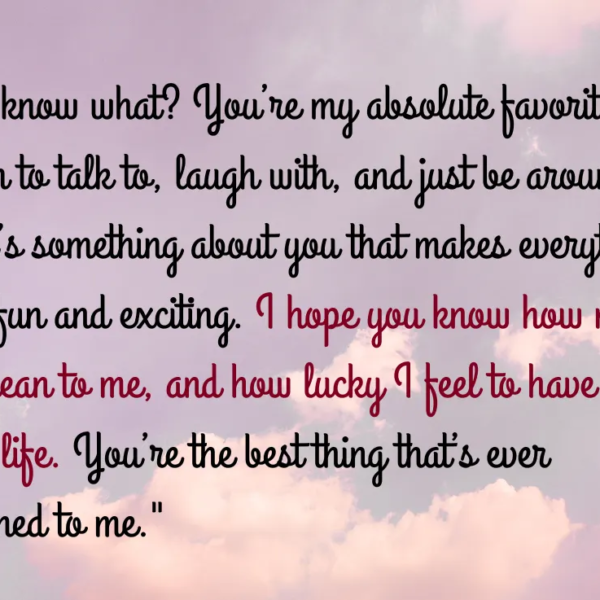Paragraphs for Your Boyfriend